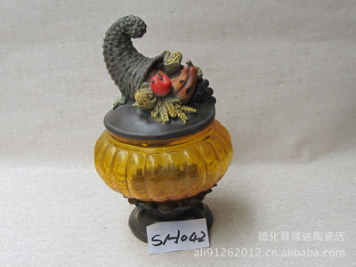 批發樹脂工藝品 鬼節系列南瓜擺飾SH042，德化縣輝達陶瓷店專業供應