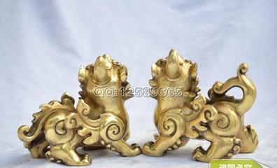 批發(fā)純黃銅招財(cái)飛貔貅擺件 鎮(zhèn)宅化煞的吉祥工藝品，家居與商業(yè)風(fēng)水之選